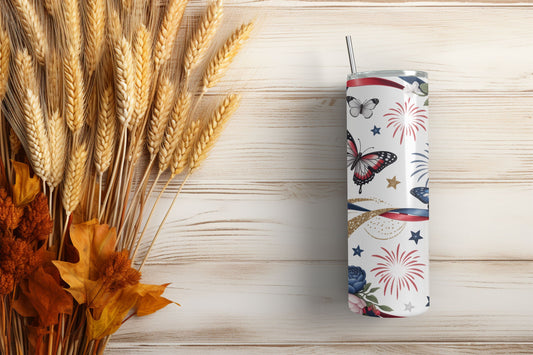 4th of July Butterflies PNG