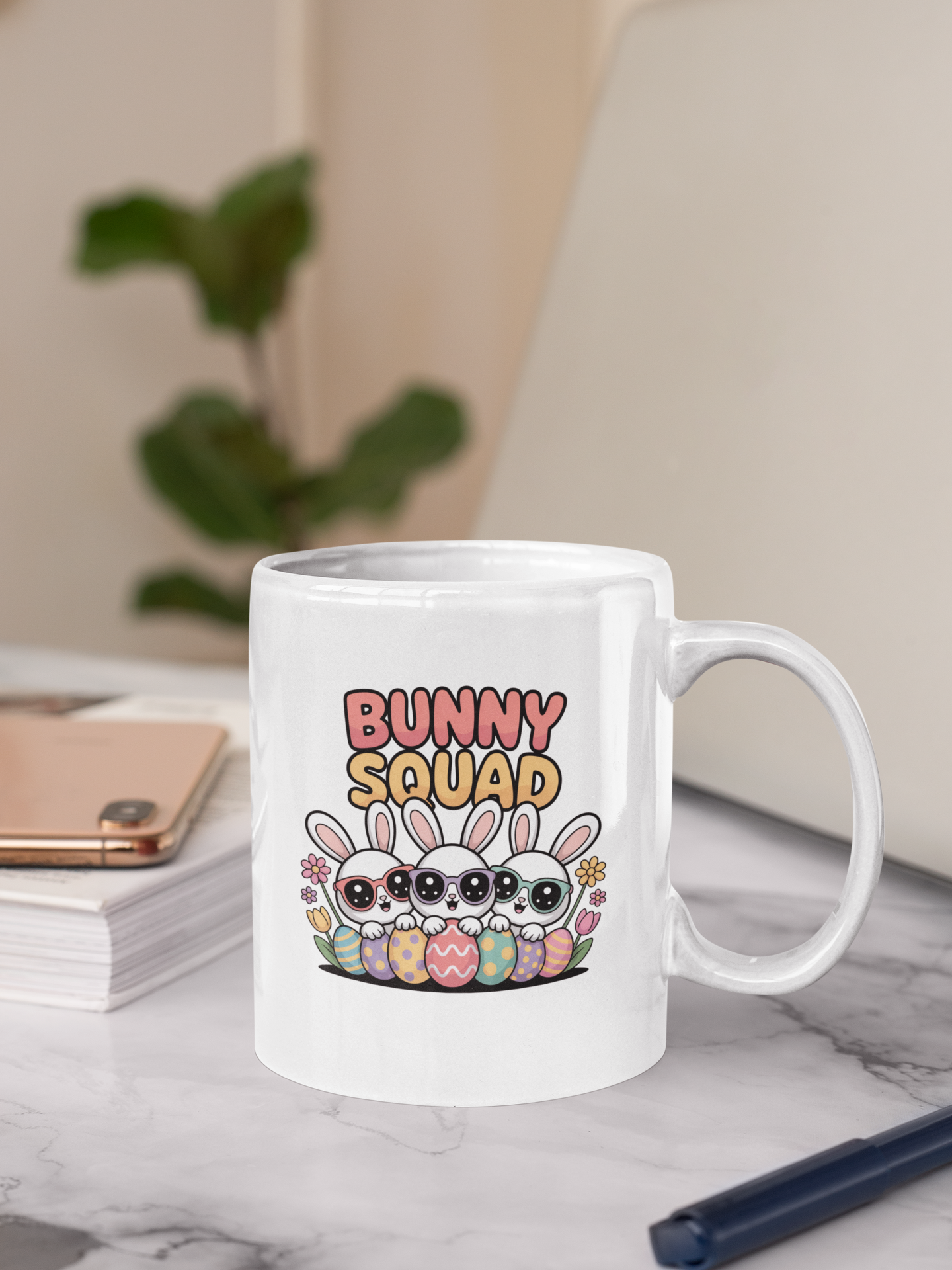 Digital Bunny Squad Easter PNG Digital Download Cute Bunny Design