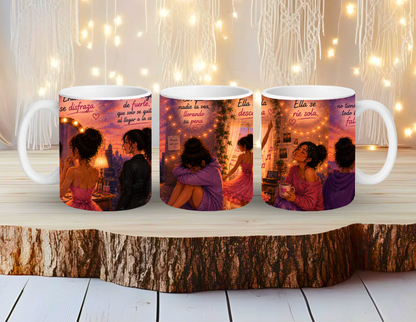 Entonces Se Disfraza 15oz Mug | Inspirational Spanish Coffee Mug
