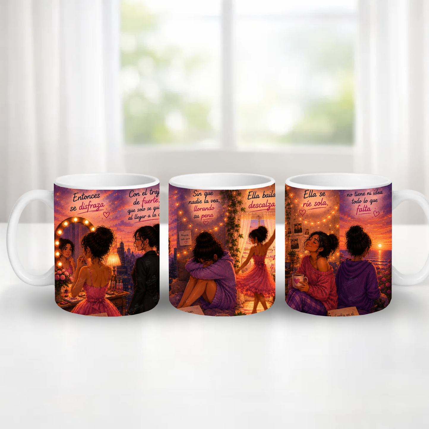 Entonces Se Disfraza 15oz Mug | Inspirational Spanish Coffee Mug