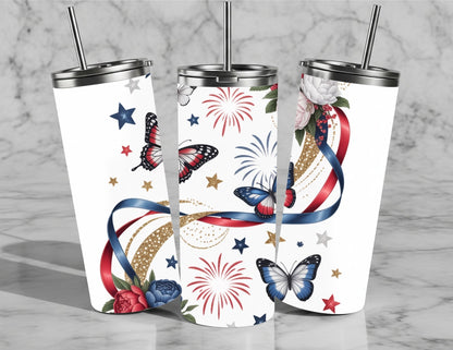 4th of July Butterflies PNG