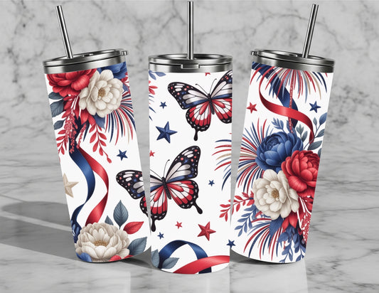 4th of July Butterflies PNG
