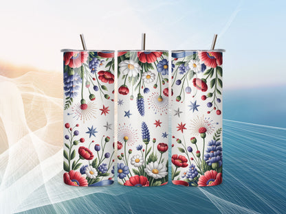 4th of July Wildflowers PNG