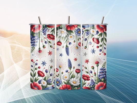 4th of July Wildflowers PNG