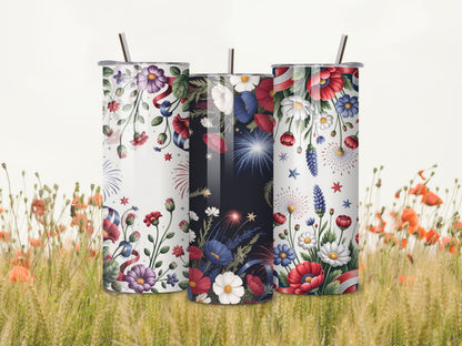 4th of July Wildflowers PNG