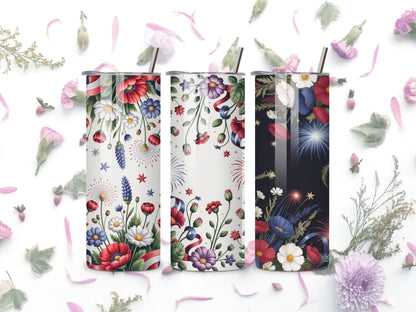 4th of July Wildflowers PNG