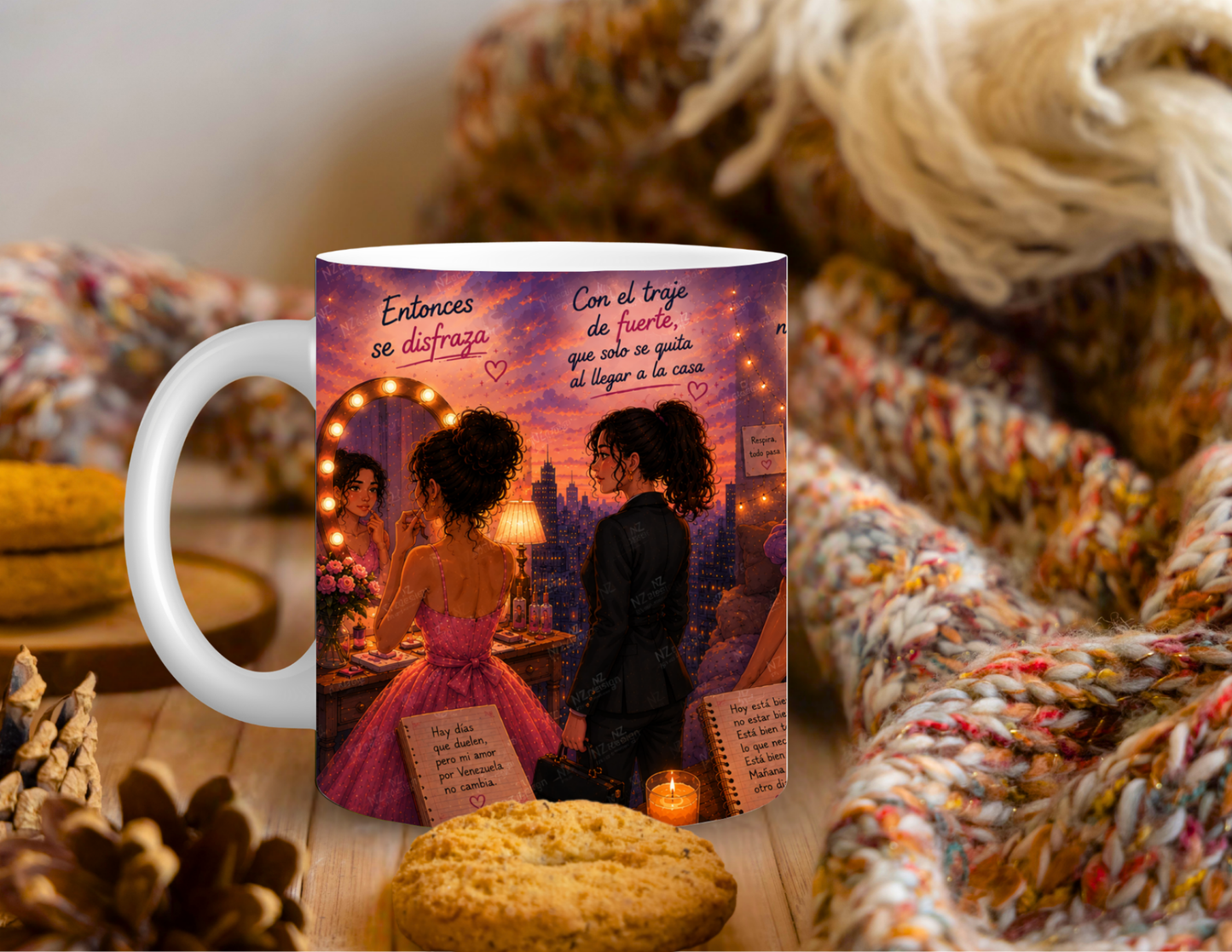 Entonces Se Disfraza 15oz Mug | Inspirational Spanish Coffee Mug