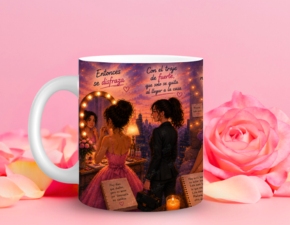 Entonces Se Disfraza 15oz Mug | Inspirational Spanish Coffee Mug