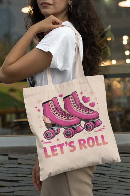 Let’s Roll Skate Roller Lover Retro Roller Skating PNG