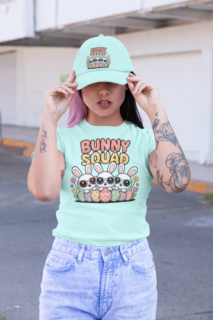 Digital Bunny Squad Easter PNG Digital Download Cute Bunny Design