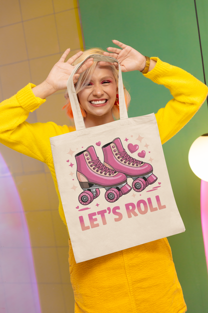 Let’s Roll Skate Roller Lover Retro Roller Skating PNG